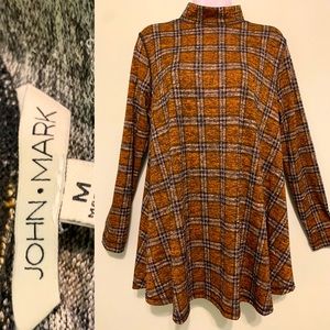 SALE 🍄 Women's Top Mock-Neck Printed Tunic